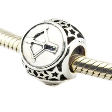 DIY бусины для изготовления ювелирных изделий из стерлингового серебра-ювелирные изделия Стрелец звезда знак Подвески Серебро 925 Berloque Perles для женщин