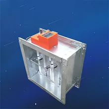 200-400 мм оцинкованный железный лист Электрический воздушный амортизатор клапан воздуховод клапан вентиляционная труба клапан огнестойкий выпускной клапан 220VAC