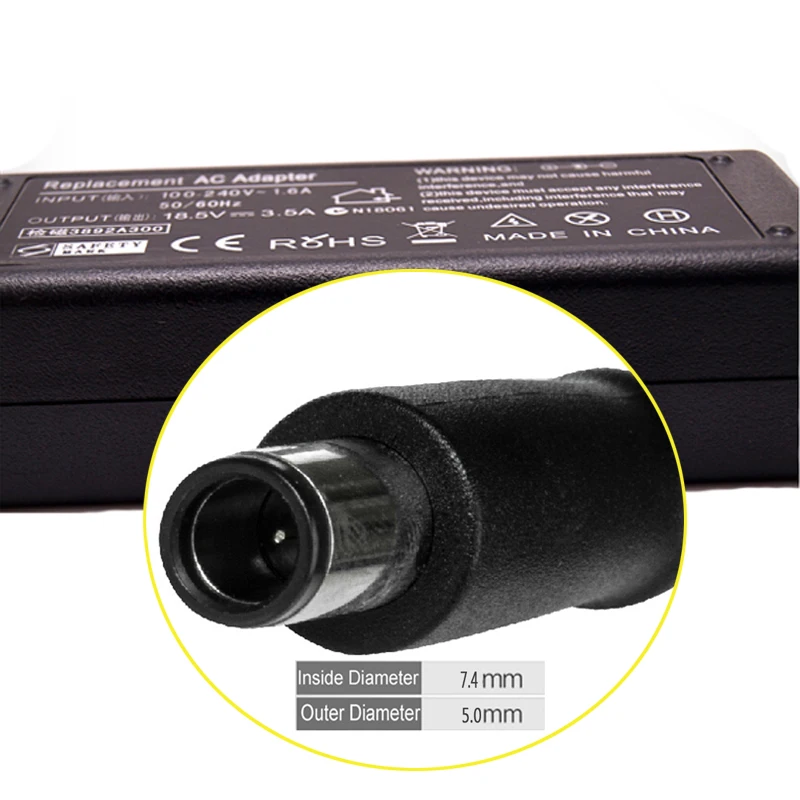 18.5V 3.5A 65W AC Adapter For hp Laptop Charger For HP Compaq 6910P 2230s DV5 DV6 DV7 DV4 G50 G60 N193 CQ43 CQ32 CQ60 CQ61 CQ62 18.5V 3.5A 65W AC Adapter For hp Laptop Charger For HP Compaq 6910P 2230s DV5 DV6 DV7 DV4 G50 G60 N193 CQ43 CQ32 CQ60 CQ61 CQ62