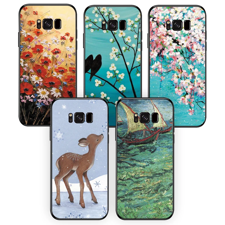 

Multi Graph Funny series Phone case For Samsung Galaxy S8 S9 plus Silicone soft phone case back cover For Samsung S8 S9 plus