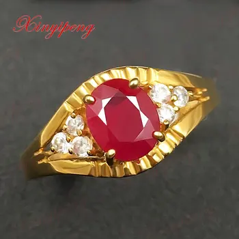 

18 k gold, platinum natural ruby ring women give valuable color more than 1 carat gem The real thing to send mother