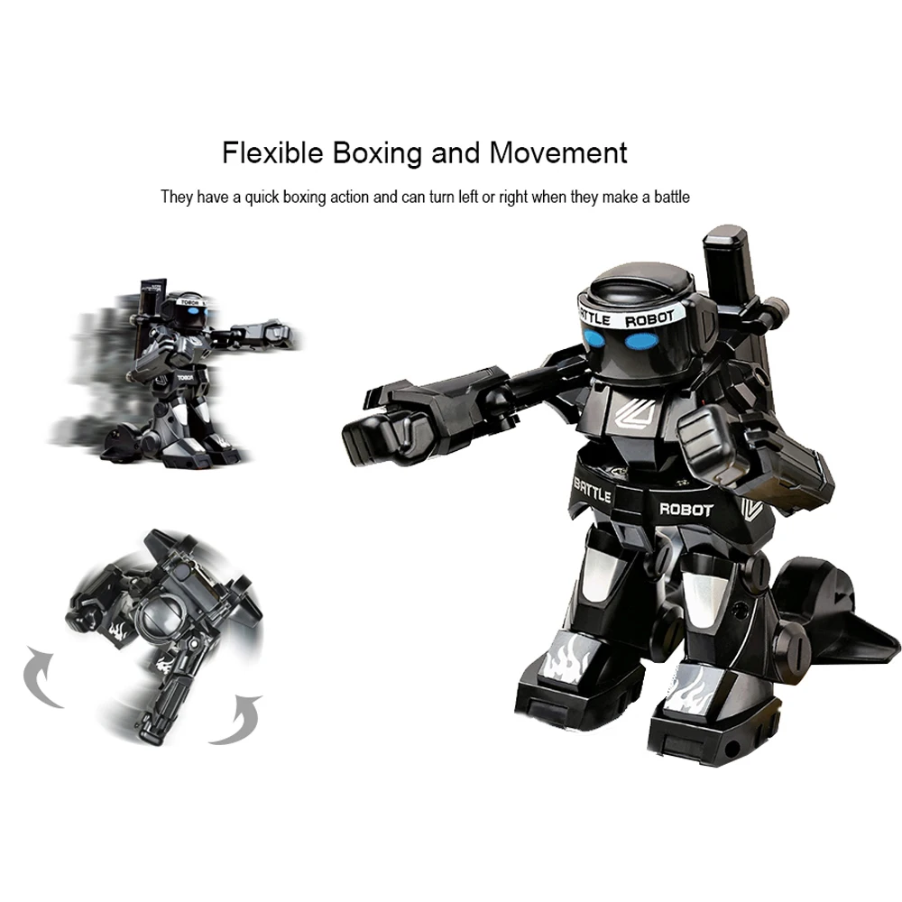 RC Battle робот 2,4 ГГц тело смысл дистанционного Управление игрушечной модели мини умный робот с бокс звук и ориентировочный светильник Модель подарок для детей