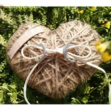 Новое заказное свадебное кольцо в форме сердца, подушка, персонализированные свадебные принадлежности, кольцо невесты, коробка для свадебной церемонии, украшения