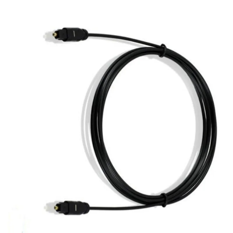

1m/1.5m/2m/3m OD2.2mm Digital Optical Optic Fiber Toslink connect Audio Cable Converter Cord DVD CD AV Video Data Cables