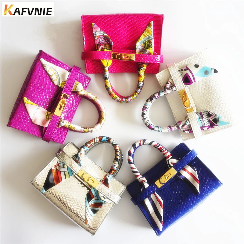 KAFVNIE Children Princess Bag High End PU Party Women HandBag Rose red Mobile Phone Handbag Kid Evening Party Purse Bags 2018