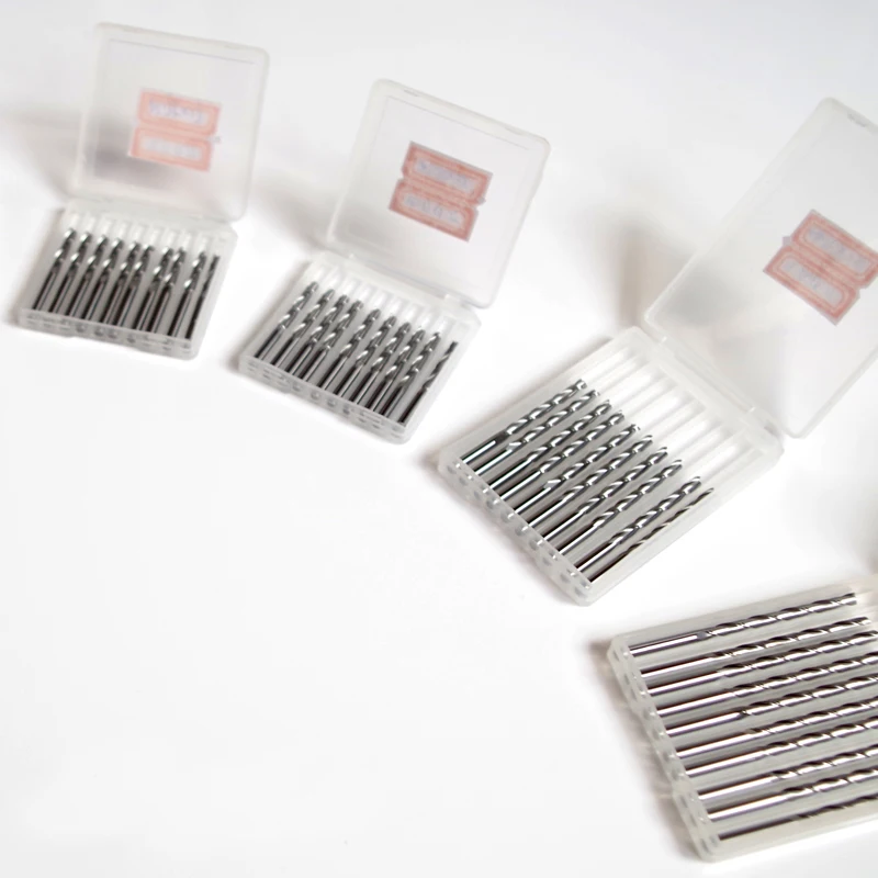 10pcs Double Flute Straight Slot Carbide Cutters CNC Router Bits 3.175 *2 * 12mm | Инструменты