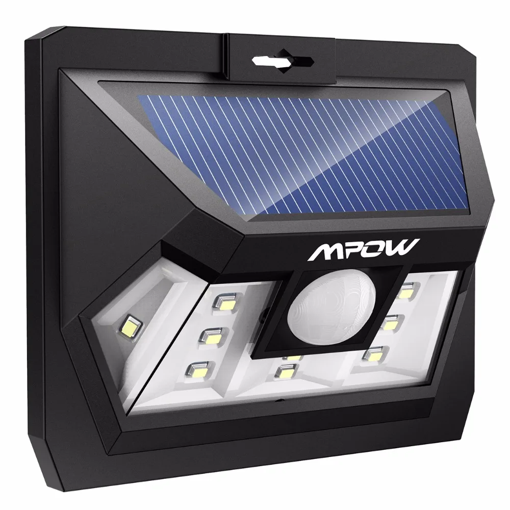 Mpow 10 LED Solar Outdoor Lights  (1)