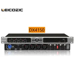Leicozic DX4150 4-канальный pro аудио усилители 150 Вт x4 RMS 4 Ом 250 Вт мощность усилители pro Звук Усилители домашние аудио Мощность amp этап