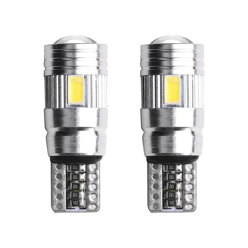 

2pcs 5630 T10 W5W Car LED Turn Signal Bulb Canbus Auto Interior Dome Reading Light Wedge Side Parking Reverse Brake Lamp 168