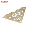 10PCS NAIERDI Jewelry Box Book Scrapbook Bronze Corner Bracket Frame Accessories Notebook Menu Corner Decorative Protector ► Photo 2/6
