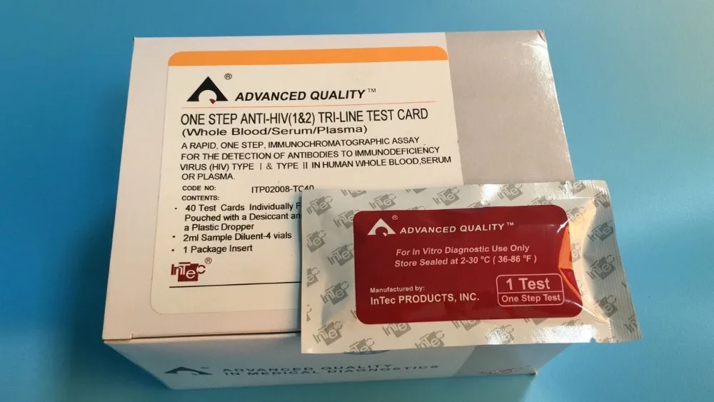 WHO Appointed/UNIADS Assigned POCT rapid test strip/ONE STEP ANTI HIV