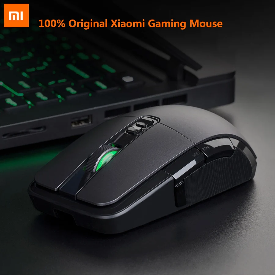 Оригинальная игровая мышь Xiaomi, беспроводная, 2,4 ГГц, с usb, двойной режим, 7200 точек/дюйм, 6 кнопок, RGB Led, игровая мышь, MacOS, Windows, геймерские мыши