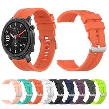 Спортивный силиконовый браслет для Xiaomi Huami Amazfit GTR 47 мм 42 мм ремешок для Huami Amazfit Bip lite часы браслет ремешок для часов
