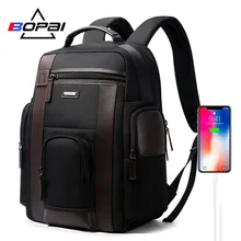 BOPAI Многофункциональный Большой Вместительный рюкзак для ноутбука с защитой от кражи, модная мужская сумка на плечи, рюкзак для путешествий, водонепроницаемый, Прямая поставка