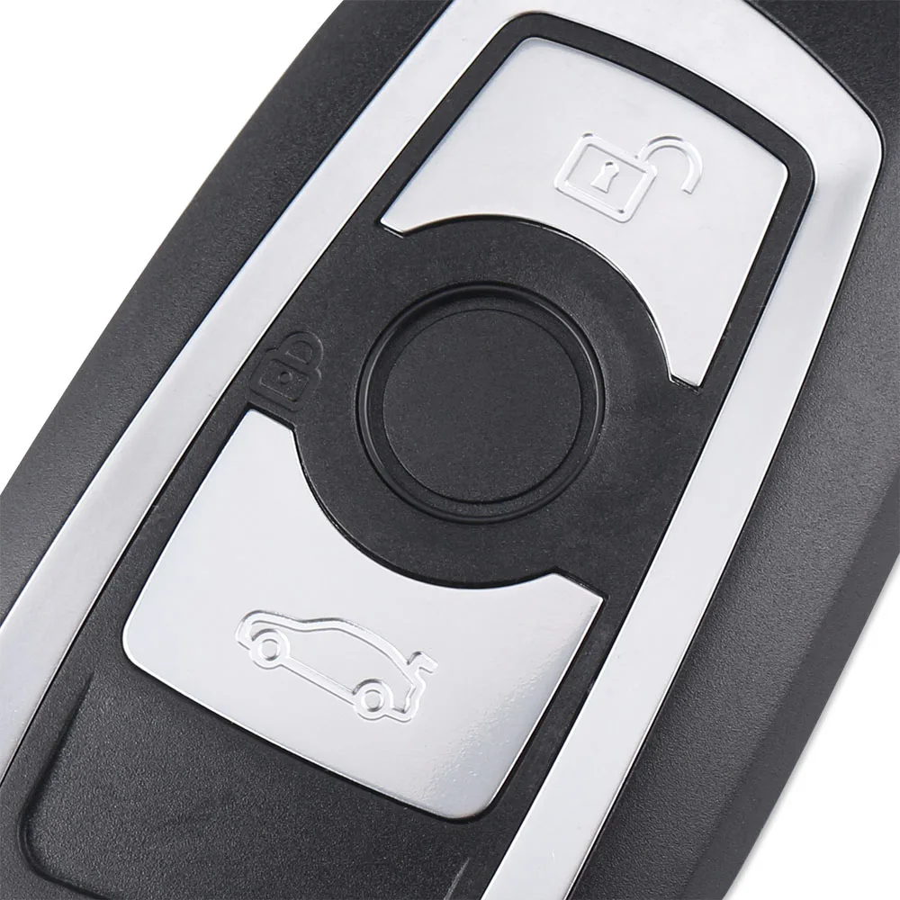 10pcs/lot 3 4 Buttons Smart Remote Keyless Shell for BMW F CAS4 5 Series 7 Series Smart Key Fob Case