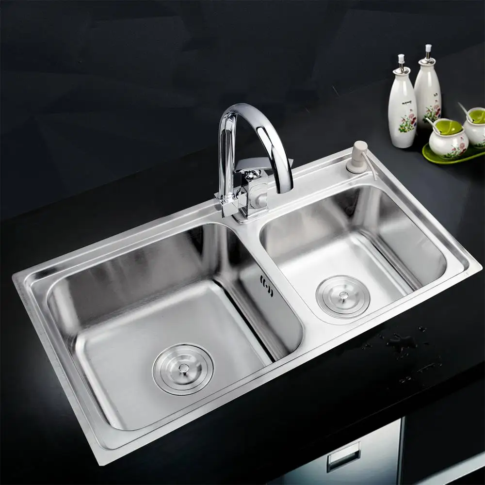 Online Buy Wholesale Stainless Steel Double Sink From China - Hello Kitchen Stainless Steel Sink Vessel Kitchen Double Bowl Ss Swivel online buy wholesale stainless steel double sink from china - hello kitchen stainless steel sink vessel kitchen double bowl ss swivel