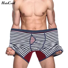 6 шт./лот, лидер продаж, качественные брендовые новые модные сексуальные мужские хлопковые трусы, мужское нижнее белье, мужские боксеры, шорты, большие размеры 6XL