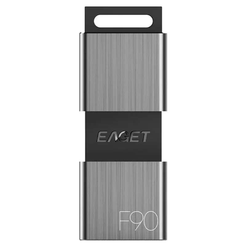 EAGET F90, 16 ГБ/32 ГБ/64 Гб/128 ГБ/256 ГБ, портативный деловой металлический USB 3,0 U диск, флеш-накопитель, устройство для хранения данных, ручка, горячая распродажа