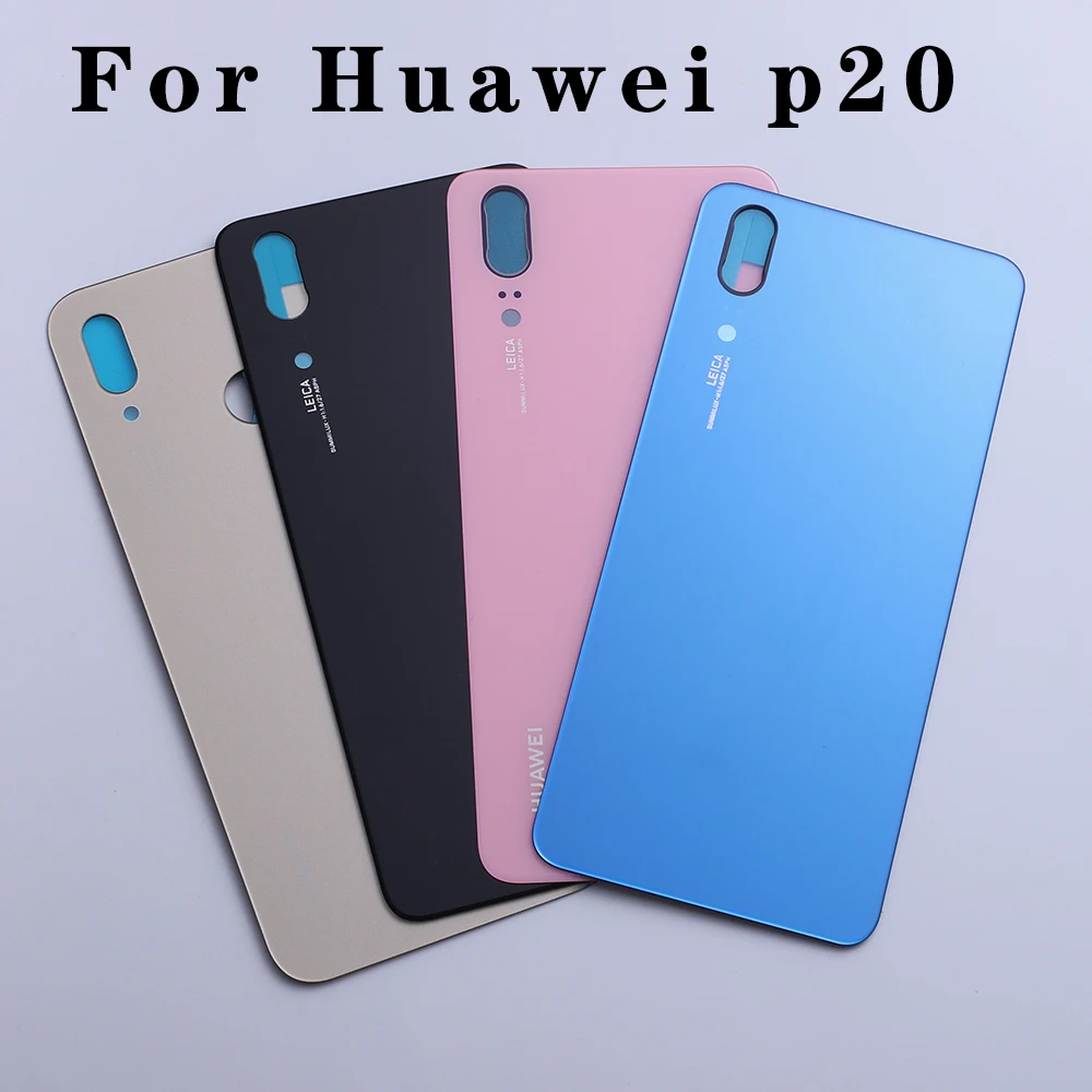 Huawei P20 Крышка батарейного отсека стекло задняя дверь чехол для huawei P20 Крышка батарейного отсека заднее стекло с Замена объективов камеры