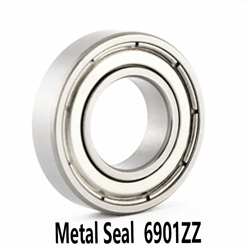 5pcs/lot 6901ZZ Deep Groove Ball Bearing Metal Seal 6901 ZZ 6901ZZ 12* ...