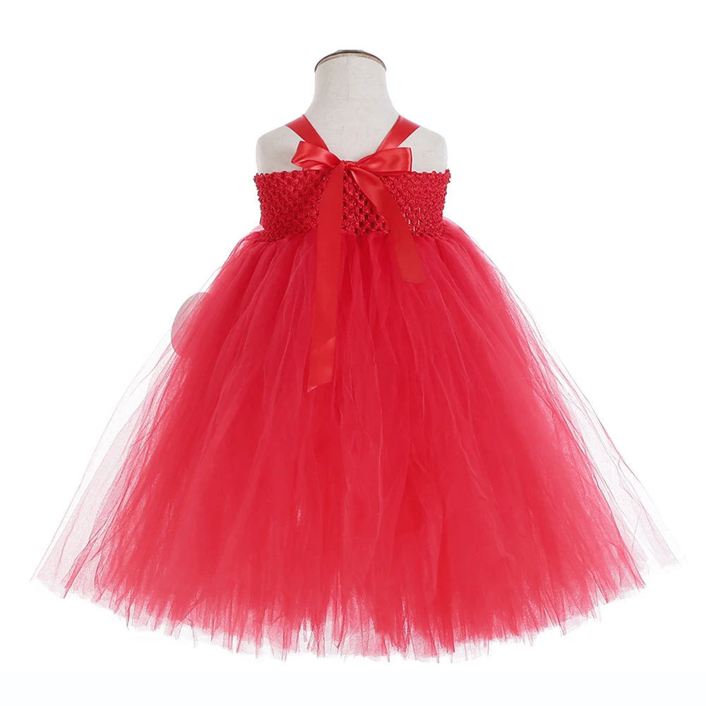 Red Tulle Tutu Minnie Mouse Teen Dresses Party Baby Girl First 2 Years Birthday Dress Vestido Minnie Photography Costumes Outfit (3)