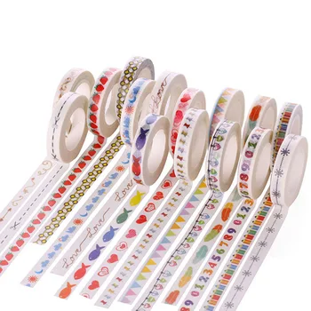 

1 Roll 10M Hand Painted Washi Tape Scrapbooking Craft DIY Paper Sticky Sticker-washi tape