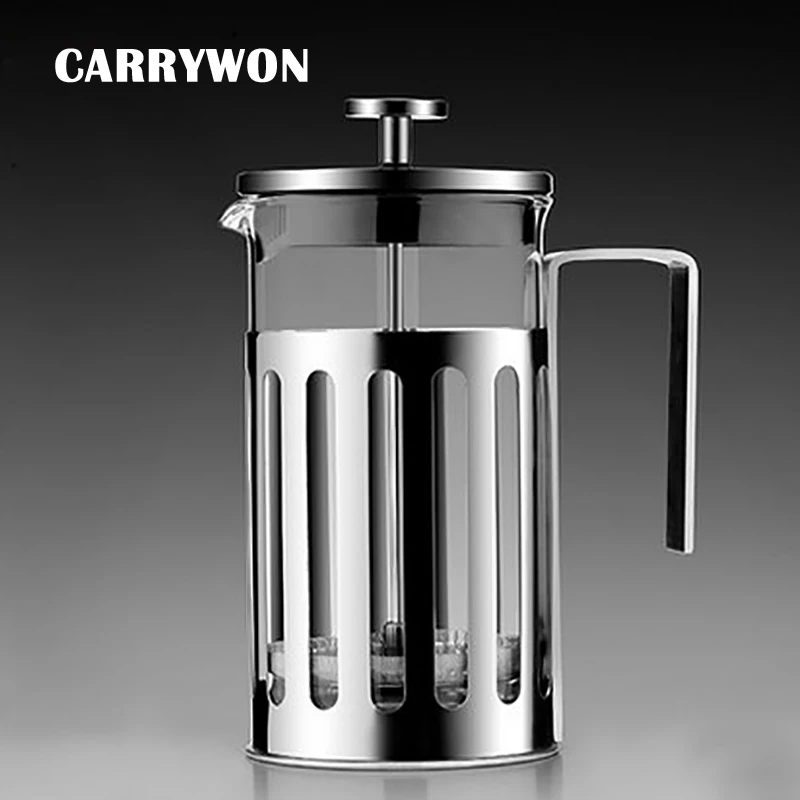 CARRYWON Stainless Steel French Presses Cafe 350ML 600ML Insulated