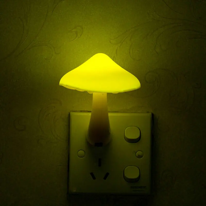 1pc Eu Plug Light Sensor Control Mini Yellow Color Mushroom Led 1pc Eu Plug Light Sensor Control Mini Yellow Color Mushroom Led Night In Party Favors From Home Garden On Aliexpress Alibaba Group