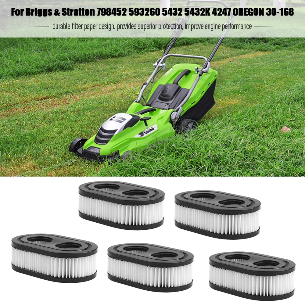Высокое качество 5 шт. 8 шт. воздушный фильтр ДЛЯ Briggs& Stratton 550E-550EX серии 798452 593260 5432 5432 K