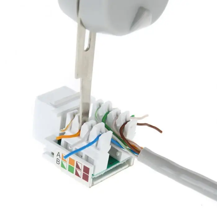 Инструмент для заделки Резак для телефона провода RJ11 Ethernet LAN RJ45 разные цвета EM88