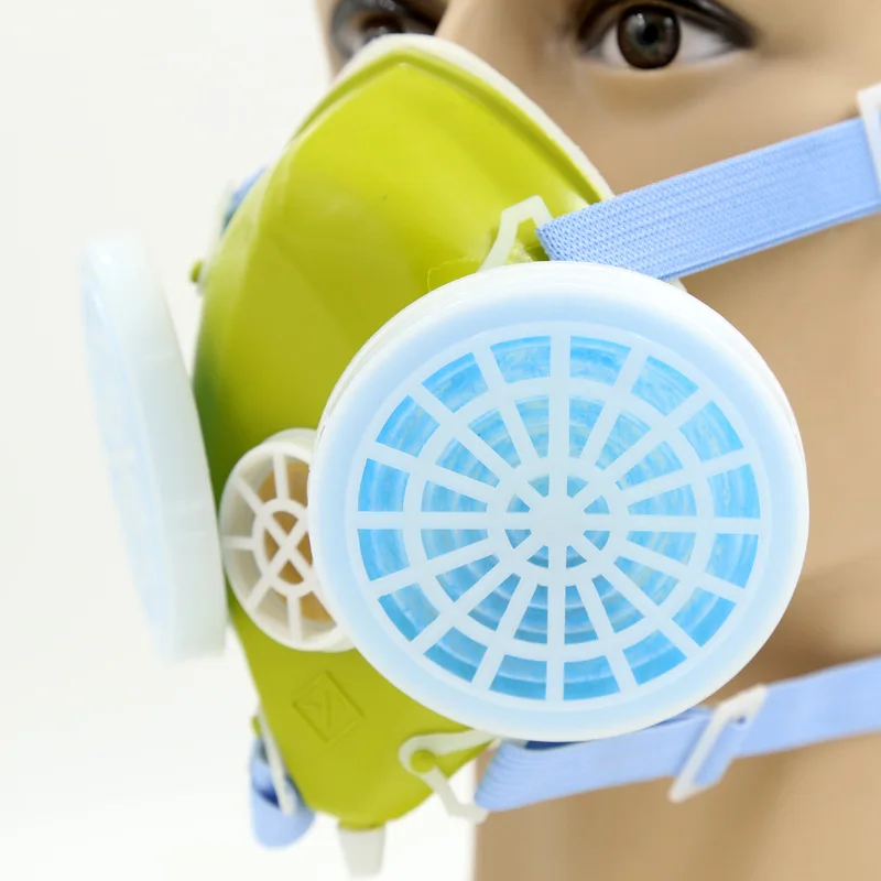 Иху, Юань Пэна пыли маска N95 ОУР IXPE пены Респиратор маска желтый предмет резиновых нетканых материалов Промышленные Респиратор маска забор безопасности