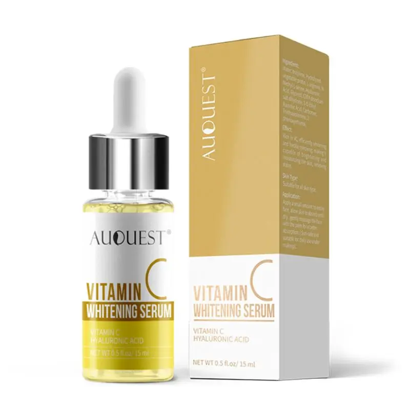 

AuQuest Vitamin C Whitening Serum Facial Freckle Remove Moisturizing Hyaluronic Acid Essence Beauty Facial Skin Care