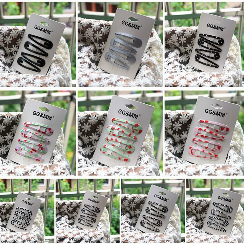 

HOT Sale Colorful Hair Clip Set (4pcs/Set) Variety of Colorful and Suitable for Girls Hair Accessories