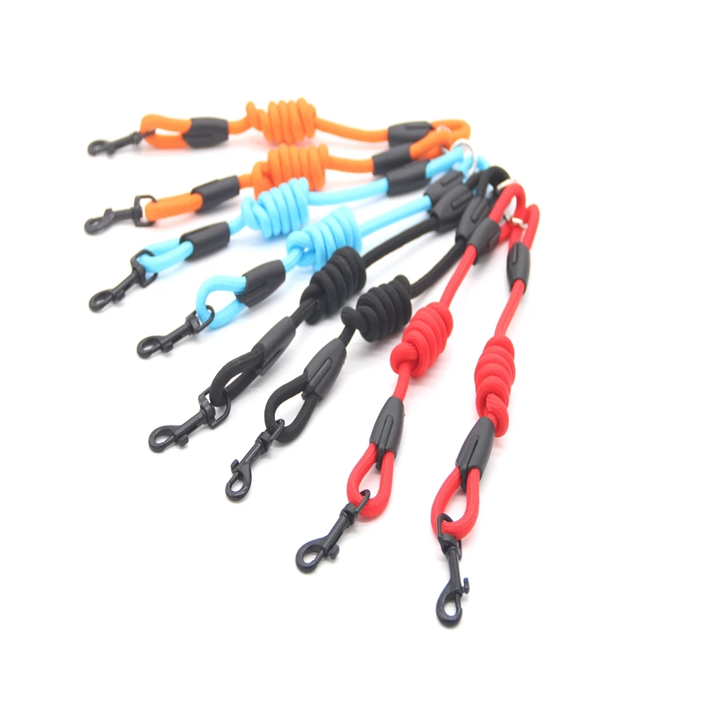 

dadugo Double Dog Leash for tow dogs leash Pet Traction Rope dog Walking Training Frosted handle size s/m 4 colors Dropshipping