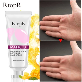 

Mango Bright Moisturizing Hand Cream Liquid Hand Mask Whitening Face Care Anti-crack Anti-aging Serum Skin Hand Cream TSLM1