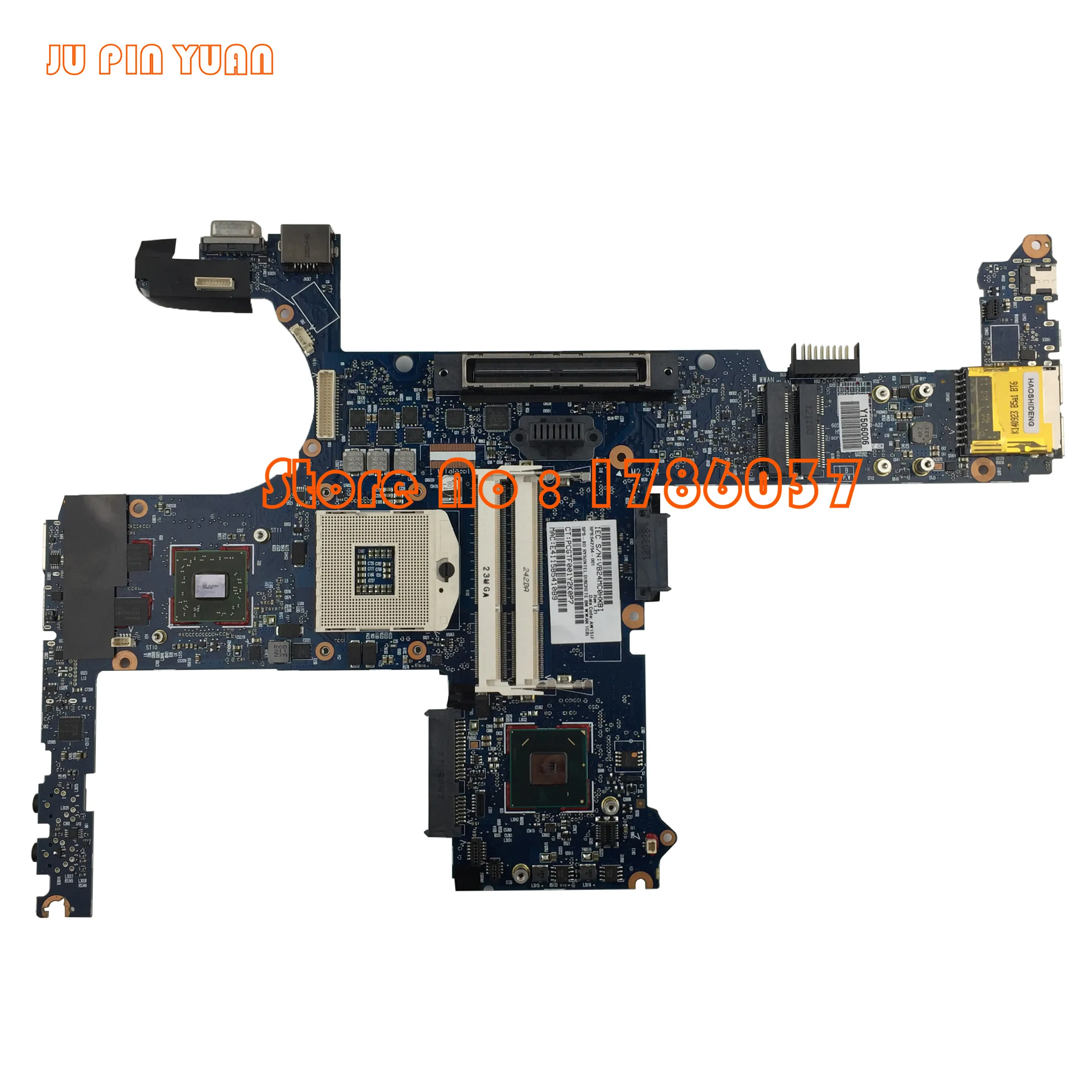 Ju pin yuan 642754-001 6050A2398501-MB-A02 для hp EliteBook 8460P 6460B материнская плата для ноутбука все функции полностью протестированы