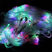 400LED Чистая Фея Света Крытый/Открытый Забор Стены Дерево Рождество Свадьбы смешанный-цвет