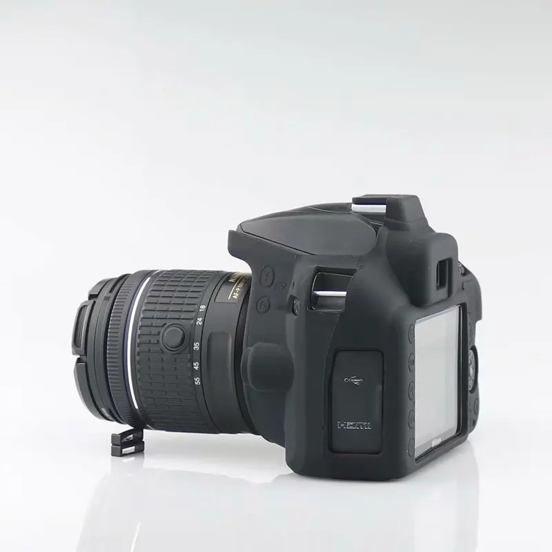 Силиконовая кожа брони Корпус Крышка корпуса протектор для Nikon D3400 корпуса DSLR Камера только в том случае