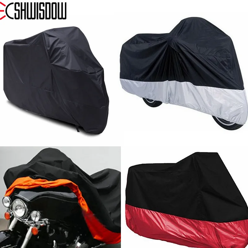 L/XL/XXL/XXXL 180T Hujan Debu Penutup Sepeda Motor Outdoor UV Tahan Air untuk Honda Kemenangan