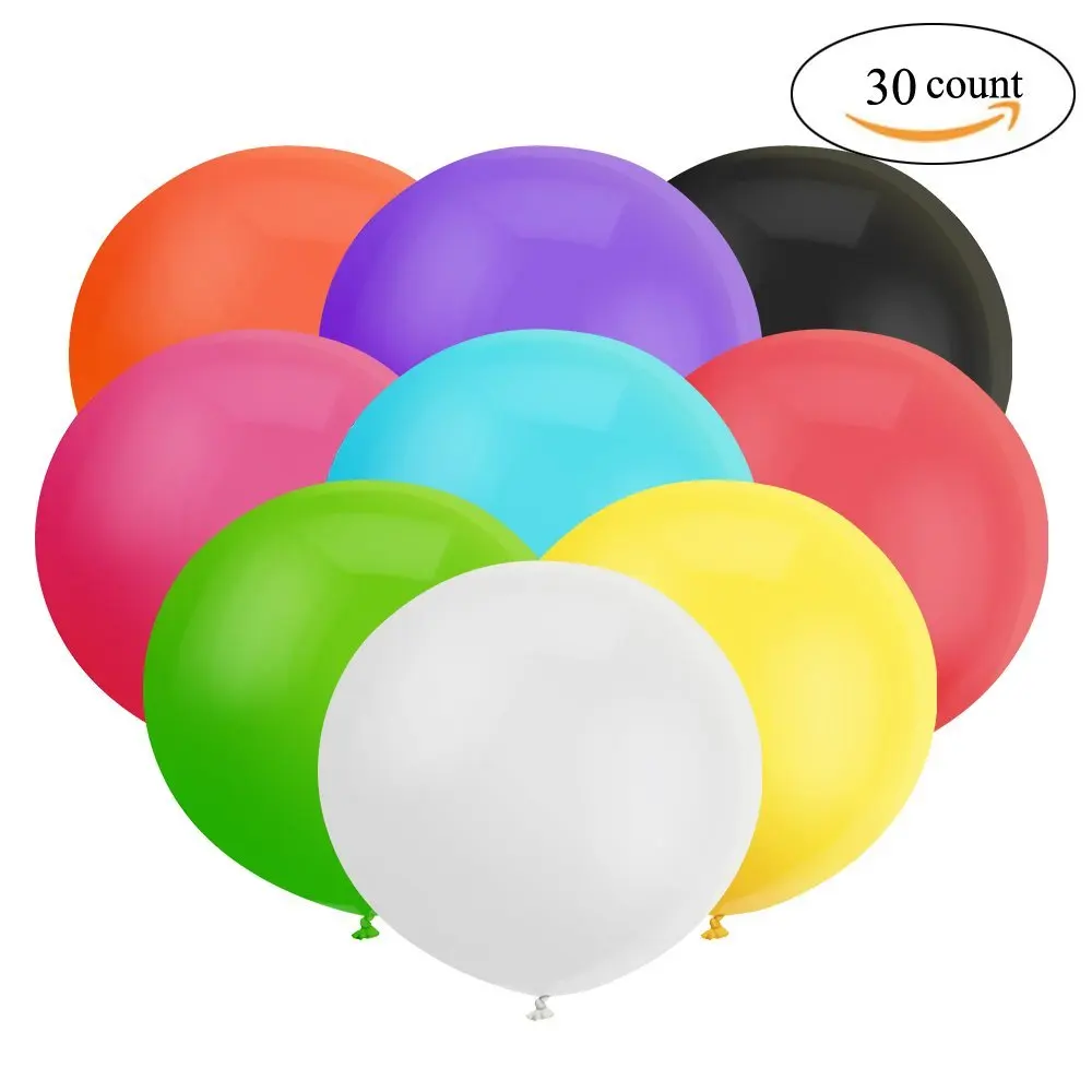 18 Inch Big Round Balloon Latex Giant Balloon Jumbo Thick Balloons for