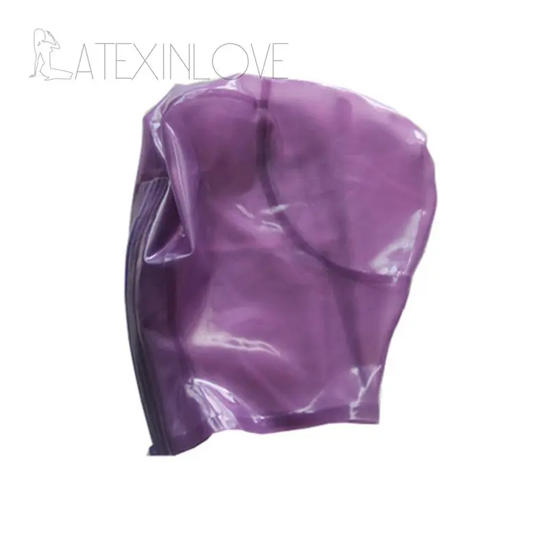 Handmade-Transparent-Purple-Latex-Hood-with-Mouth-Breath-Control-Hole-Sexy-Hood-Made-High-Quality-Nature-Rubber-Mask-Back-Zipped-2