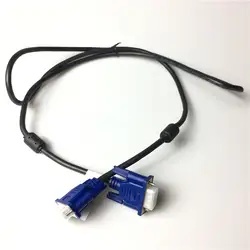 1,5 м Цвет: черный, синий VGA 15 булавки штекер компьютер мониторы кабельная проводная линия медь Core для ПК мониторы проектор