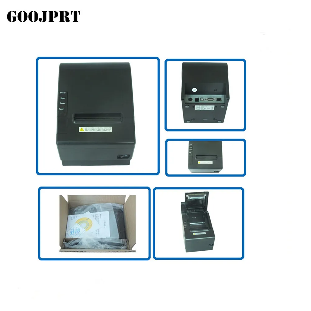 GOOJPRT USB Bluetooth 58 мм Мини POS Термальный чековый принтер автоматическая машина для резки бумаги для рабочего стола Imprimante a resu Thermique