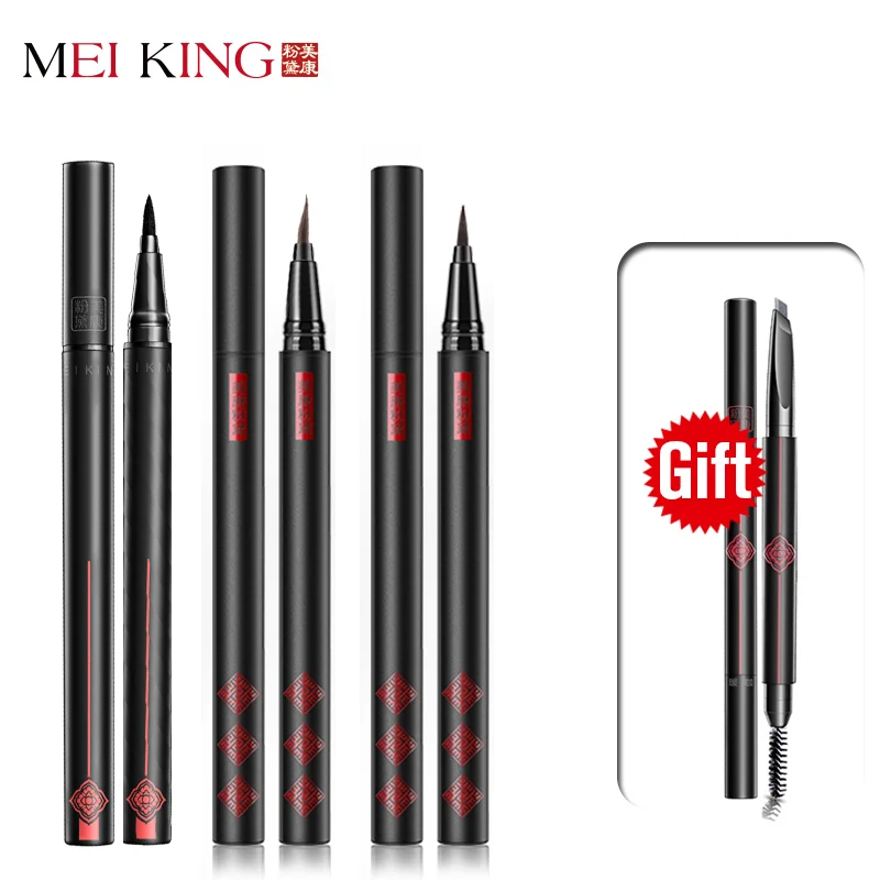 

MEIKING Black Long Lasting Eyeliner Waterproof Liquid Eyeliner Make Up Beauty Pencil Set Eyeliner Smudge-Proof Beauty Makeup