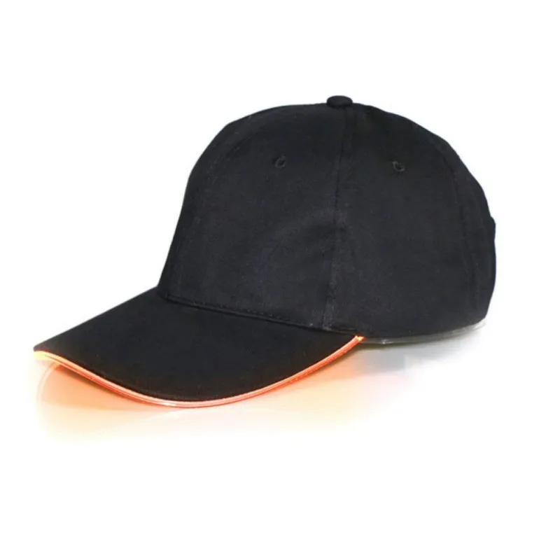 Светодиодный свет Бейсбол шапки светящиеся регулируемые кепки идеально подходит для вечерние в стиле хип-хоп, для бега женская обувь - Цвет: B5