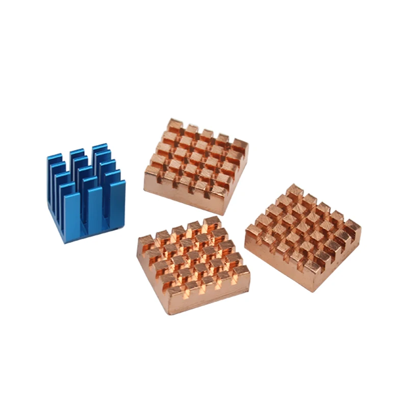 

Raspberry Pi 3 2 Model B 1 Aluminum + 3 Copper Heat Sink CPU Cooling Heat Sink Pad For BPI-M3 support Banana Pi M3