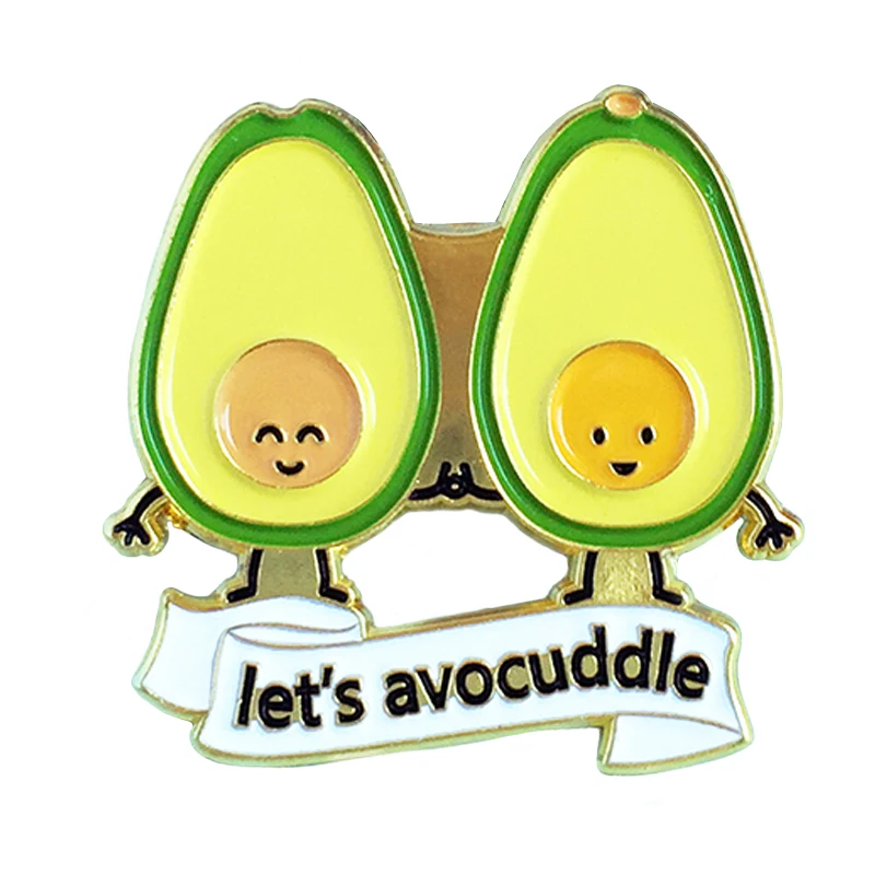 avocado-design-gold-plating-brass-cloth-custom