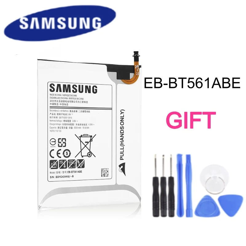 Оригинальный сменный аккумулятор для Samsung GALAXY Tab E T560 T561 оригинальная сменная