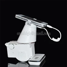 Mobile cell phone tablet security stand display system burglar alarm sensor holder mount rack retail device anti-theft secure