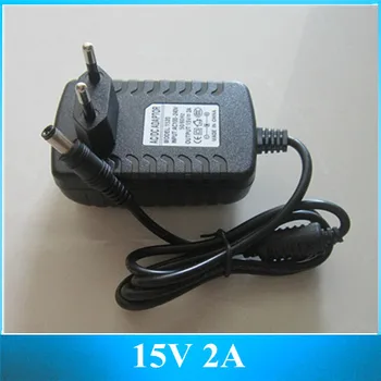 

EU PLUG DC 15V 2A Power Adapter 15V 2000mA 5.5 2.5 MM Power Supply 5pcs